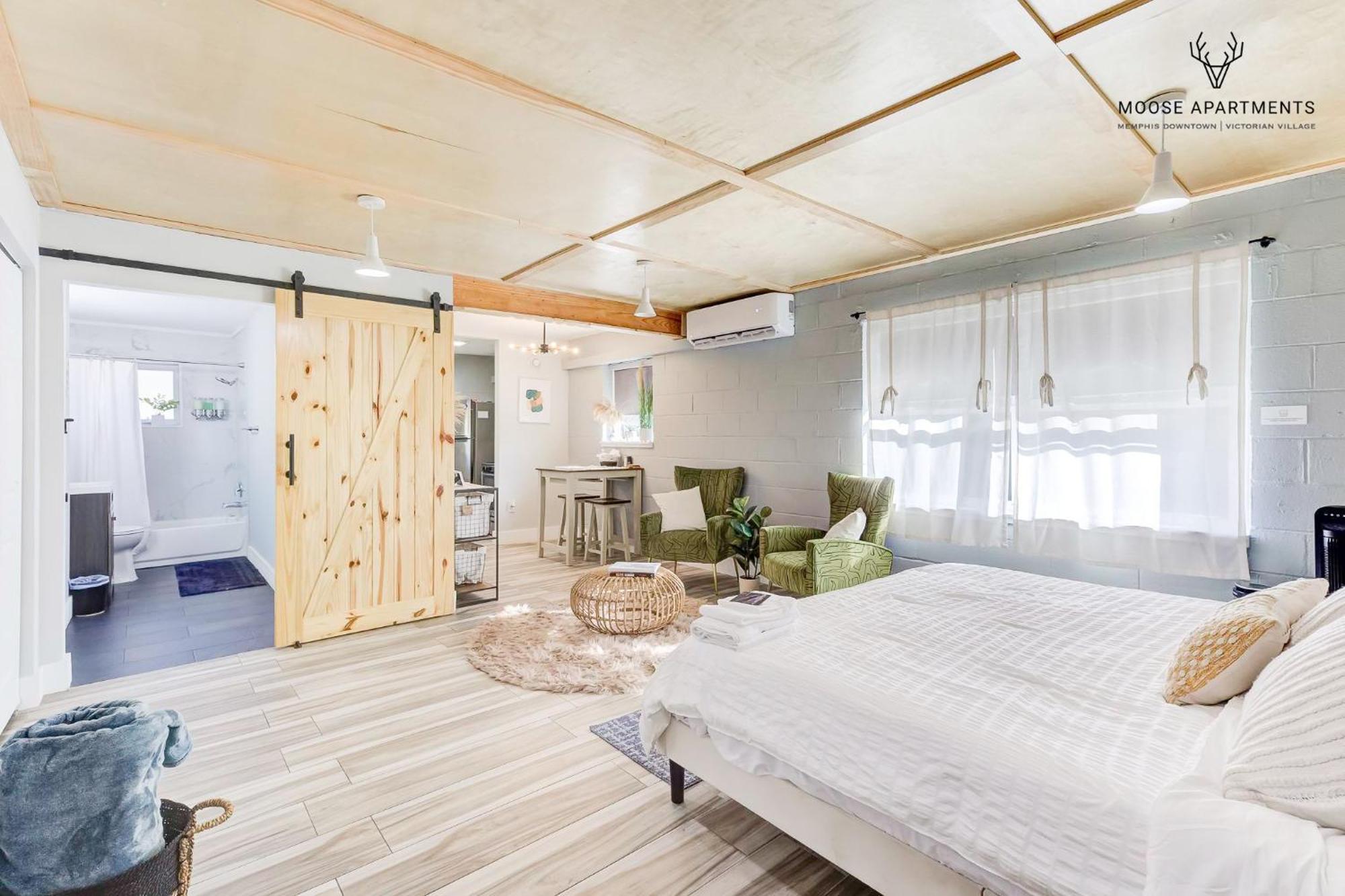 The Moose #6 - Modern Luxe Studio With Free Parking & King Bed Μέμφις Εξωτερικό φωτογραφία