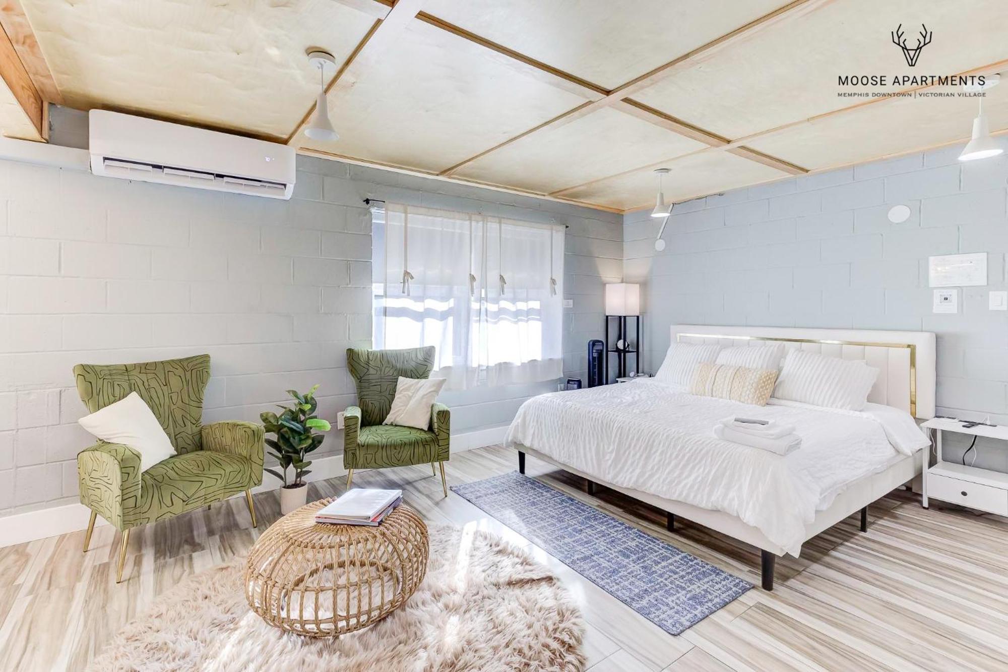 The Moose #6 - Modern Luxe Studio With Free Parking & King Bed Μέμφις Εξωτερικό φωτογραφία
